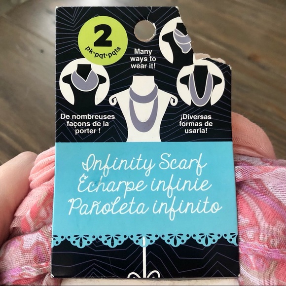 2-pack Infinity Scarf, Polyester - Picture 2 of 5